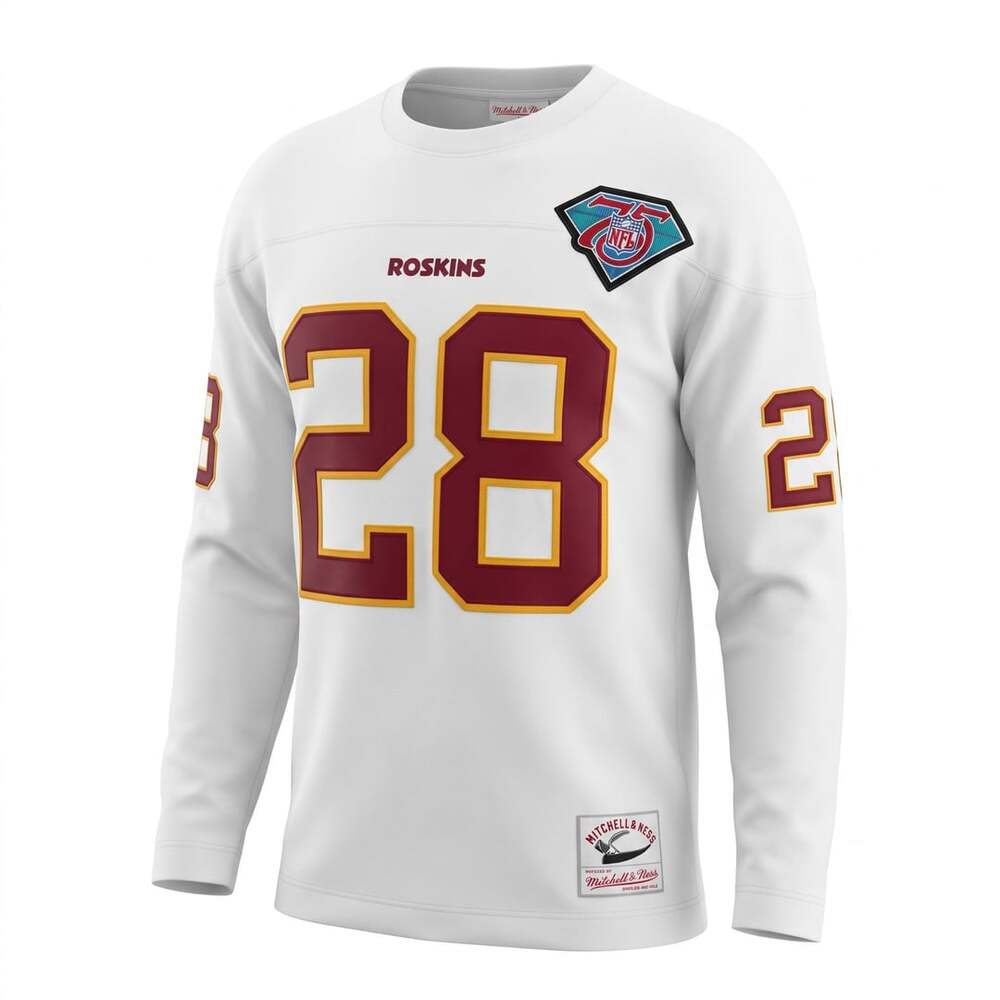 Mitchell & Ness Men's White Darrell Green Washington Redskins 1994 L/S Legacy Je